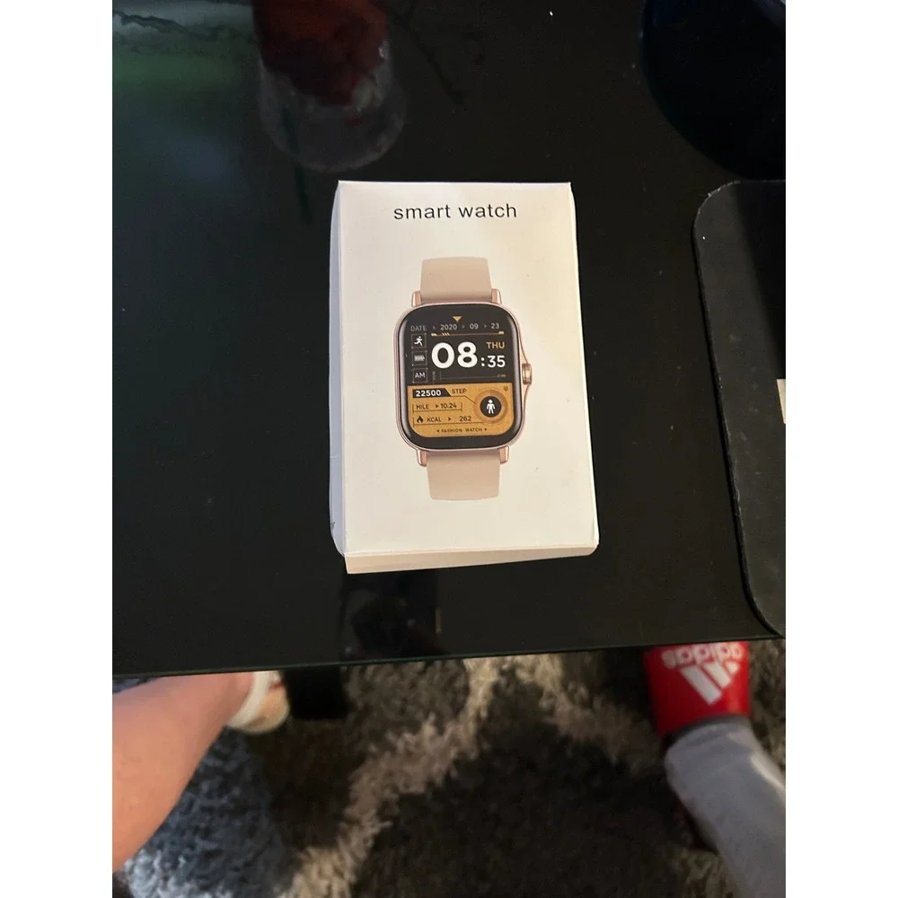 Smart Watch Fitness Tracker Activity Sleep Monitor Rose Gold Beige